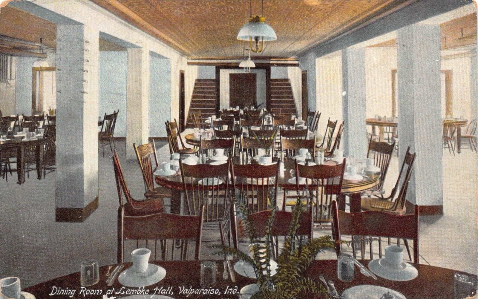 Postcard Dining Room at Lembke Hall in Valparaiso, Indiana~124620