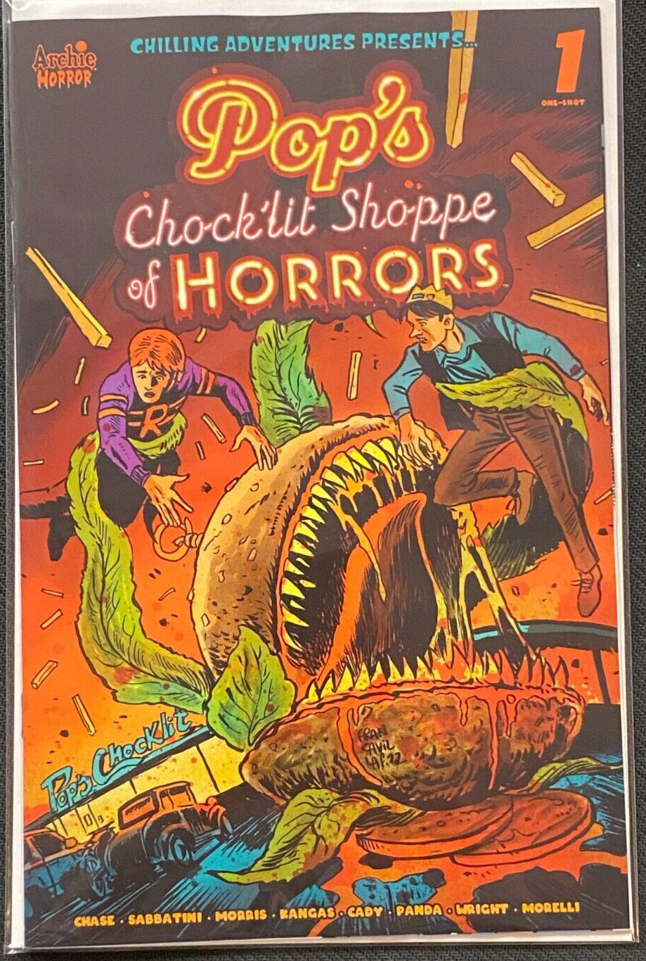 Pop\'s Chock\'lit Shoppe of Horrors #1 ONE SHOT B Cvr Archie Horror 2023 VF/NM