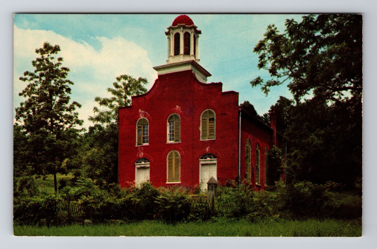 Rodney MS-Mississippi, Old Presbyterian Church, Vintage Postcard