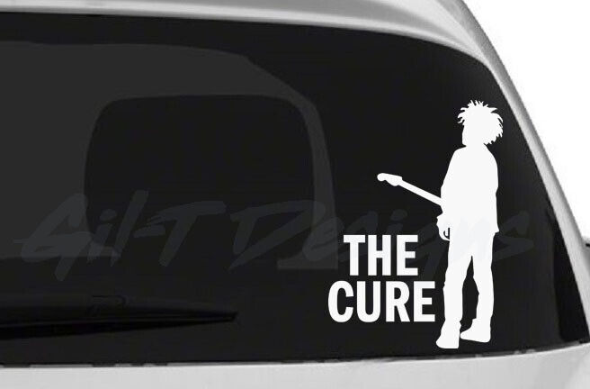The Cure Robert Smith Vinyl Decal Sticker, 80\'s, New Wave, Goth, Punk, Synth Pop