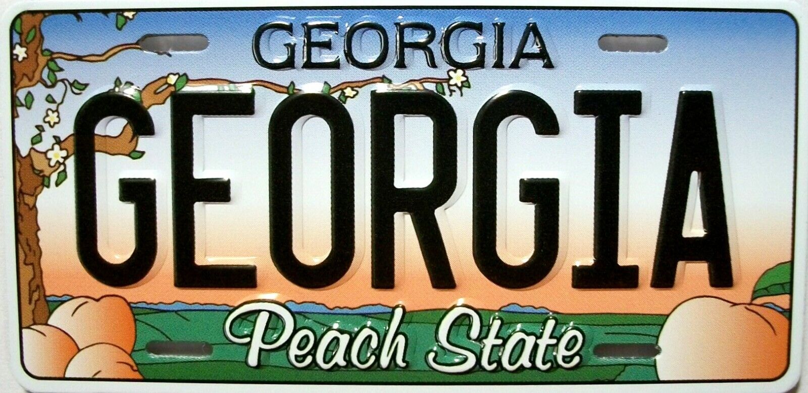 Georgia State License Plate Novelty Fridge Magnet