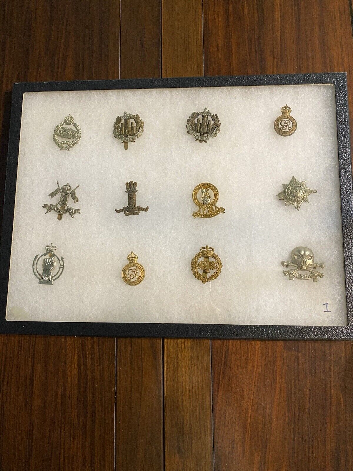 British WW1 and WW11 Cap Badge Collection