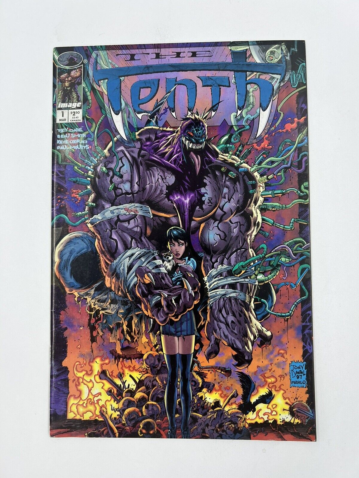 THE TENTH #1 Image Comics 1997 Tony Daniel 1st Appearance The Tenth