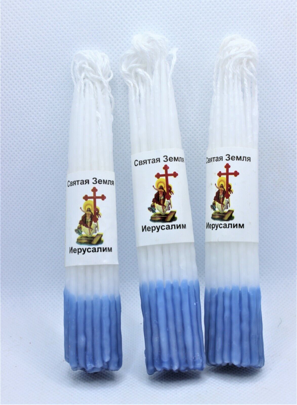 33 small candle Easter candle size12cm each 3 bundles in1 package from jerusalem