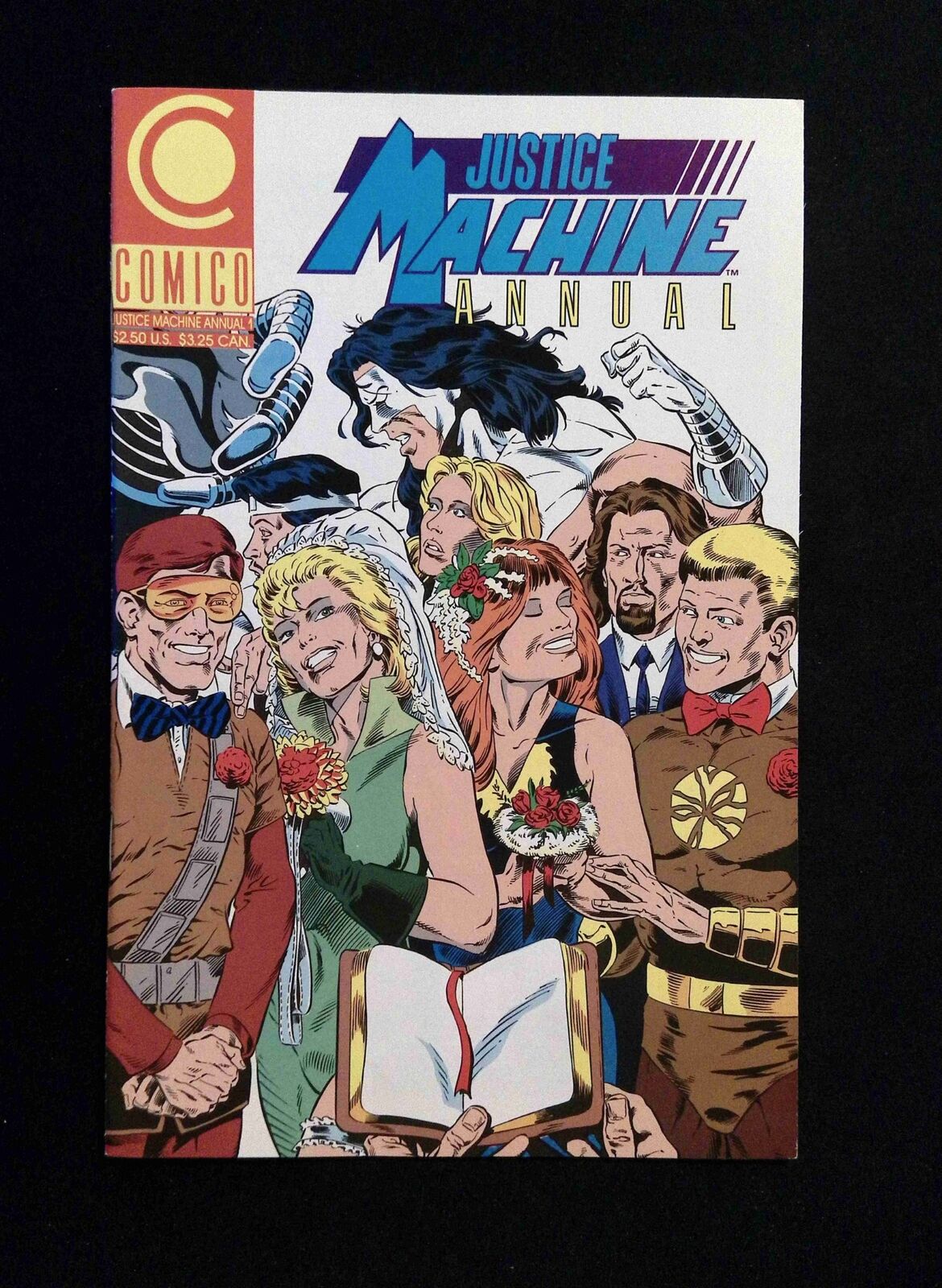Justice Machine Annual #1  COMICO/INNOVATION Comics 1989 VF+