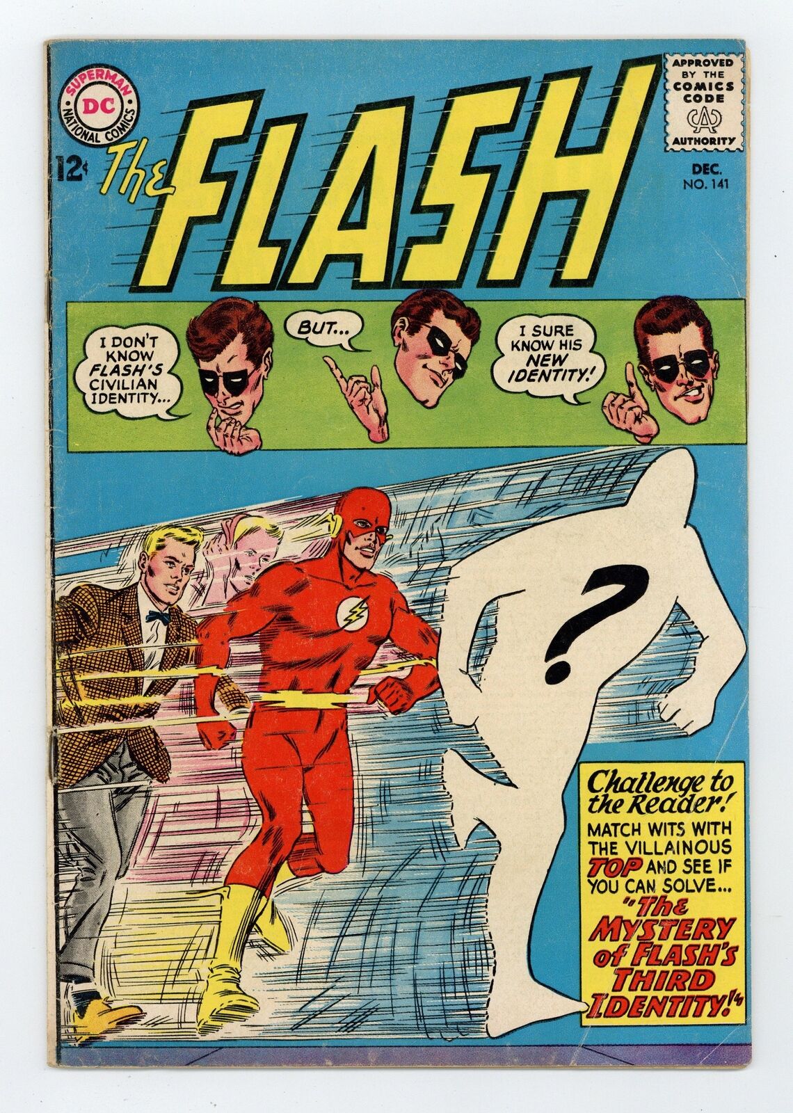 Flash #141 VG- 3.5 1963