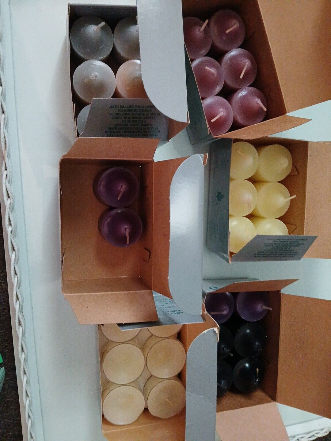 Partylite Votive Candles - Lot of 38- Mixed Variety Scents Unused See Photos