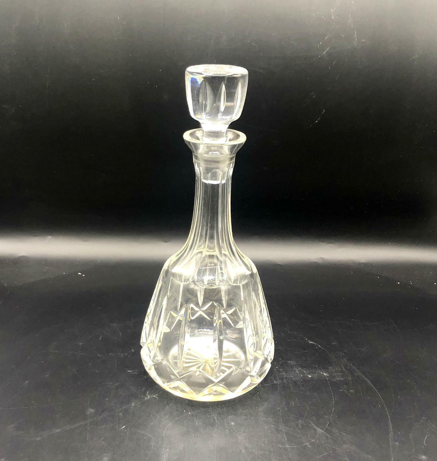 Beautiful Atlantis Crystal Decanter With Stopper - Gina Pattern