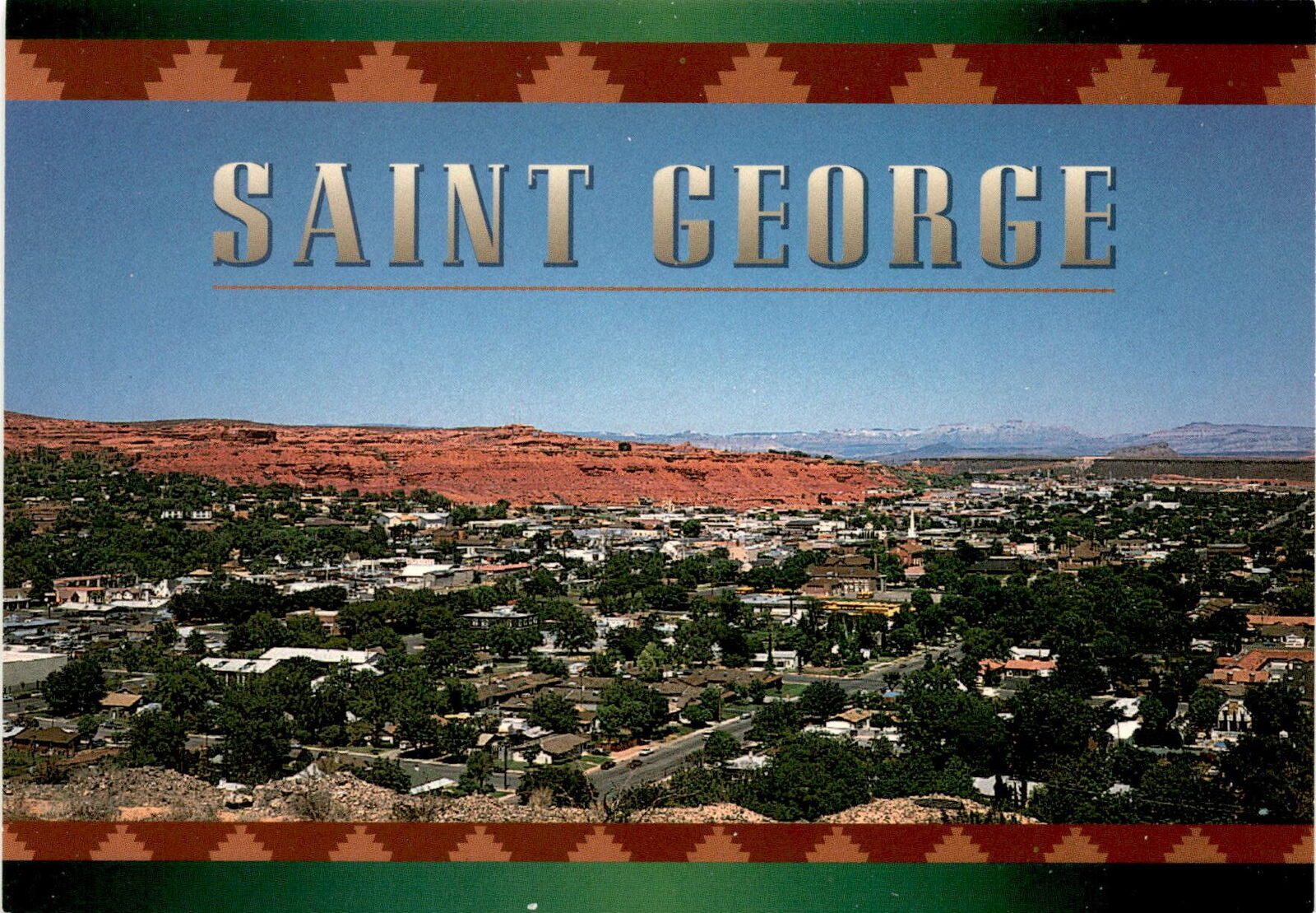 St. George, Utah, Mormon Temple, Smith-Southwestern, Tempe, Arizona, U Postcard