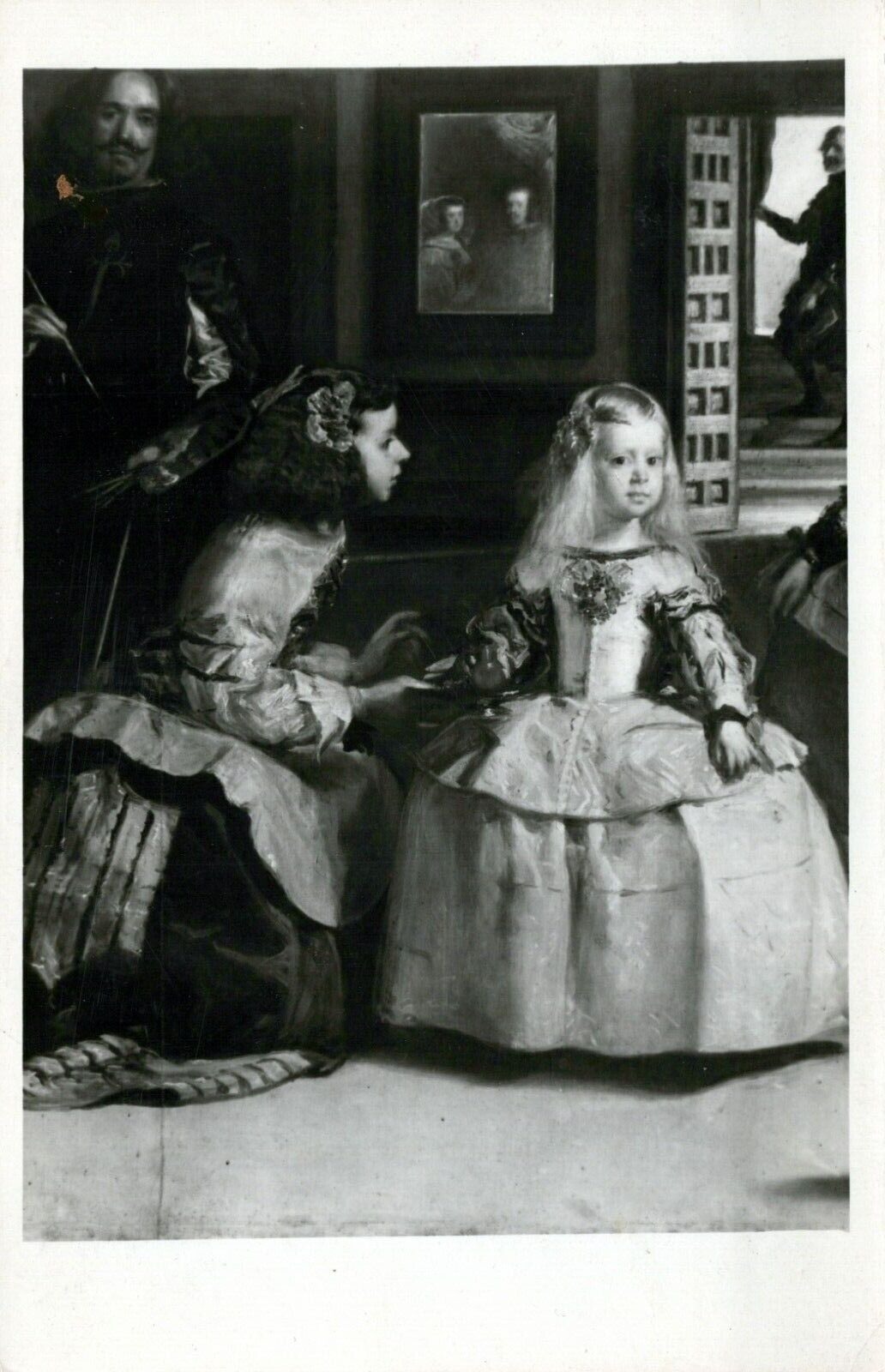 RPPC - Posted Glossy Postcard. Theatrical Performance by Children, Las Meninas