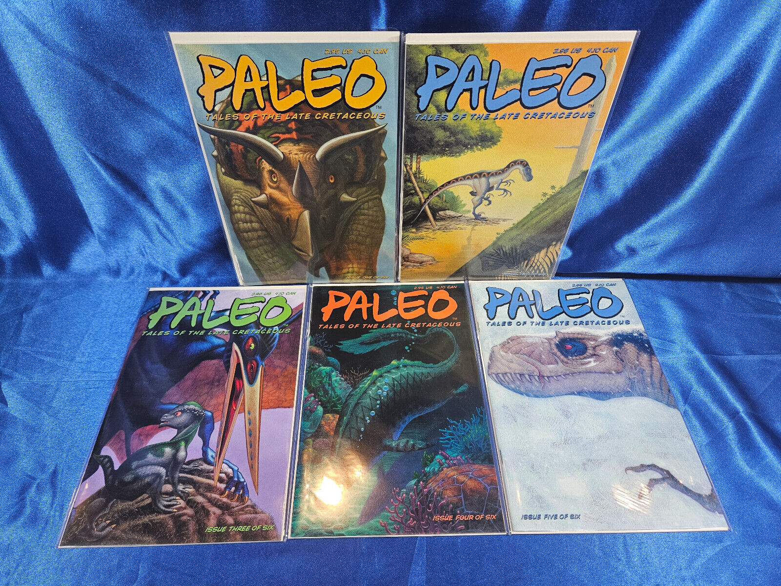 Paleo: Tales of the Late Cretaceous 1 2 3 4 5 Run Lot Rare Zeromayo Comics