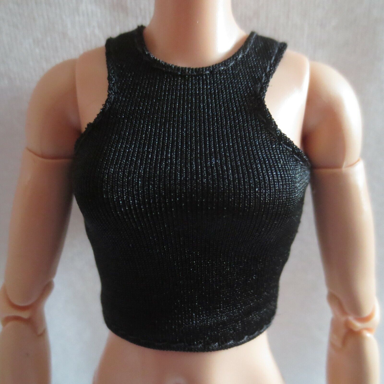 NEW 2021 Barbie Signature Looks #8 Made To Move Doll Black Tank Top ~ Clothing