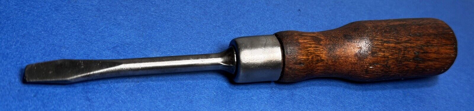 Antique Androck Slotted Screwdriver 7” Cabinet Markers Wooden Handle Tool