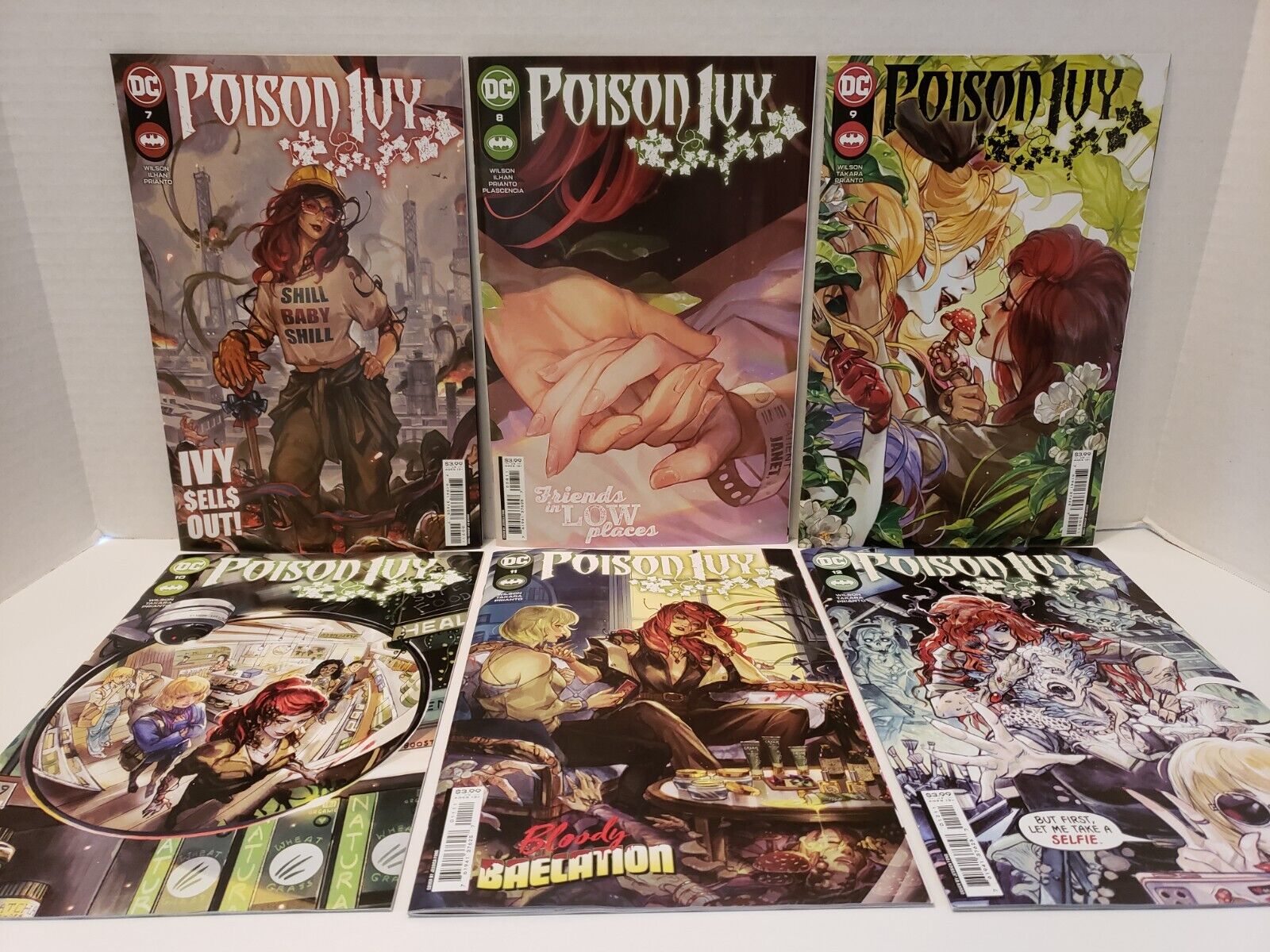 Poison Ivy #7 8 9 10 11 12 (NM/NM+ or 9.4/9.6) - 2nd Story Arc - Sold Out
