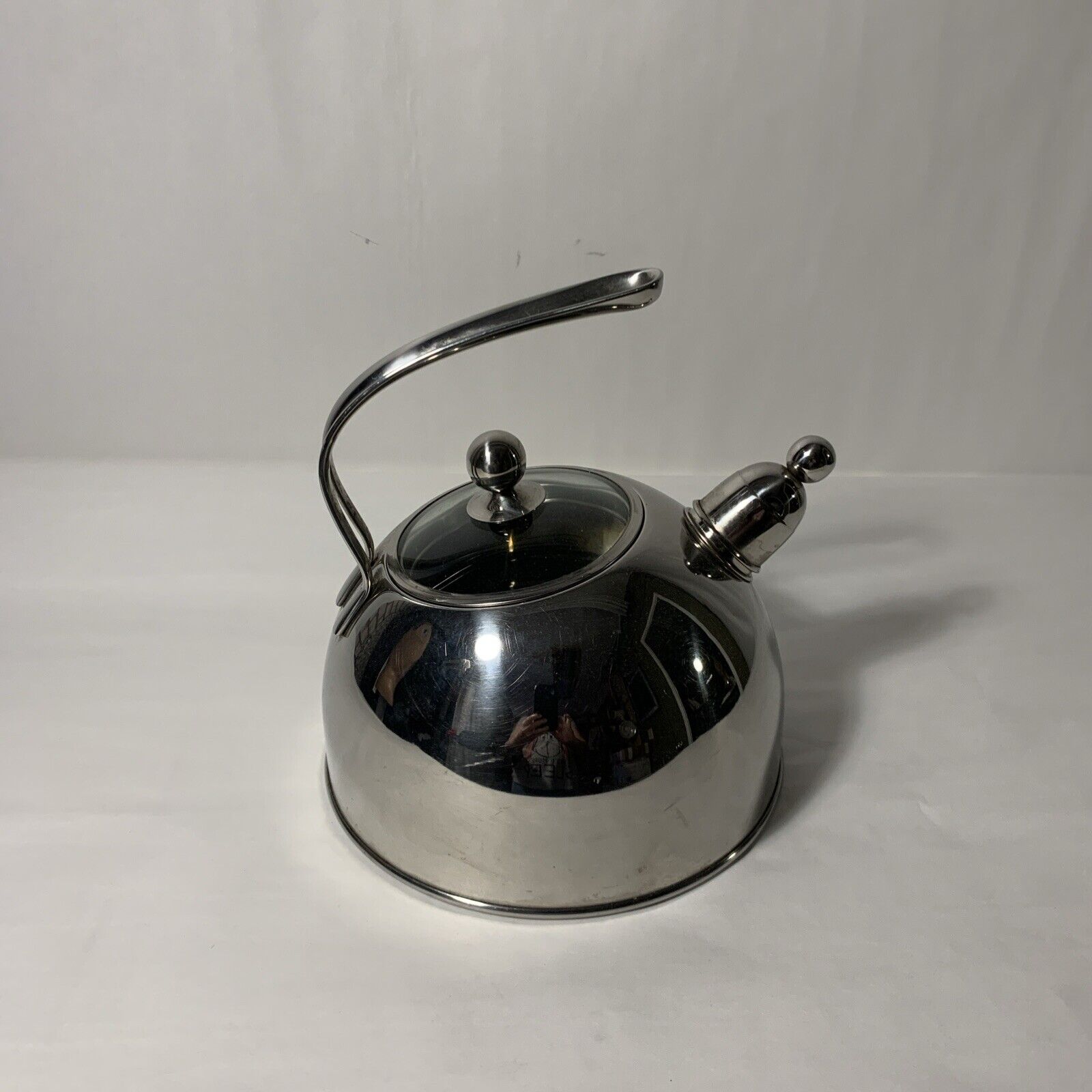 Vintage Lynn's Edelstahl Rostfrei 18-10 Stainless Steel Teapot
