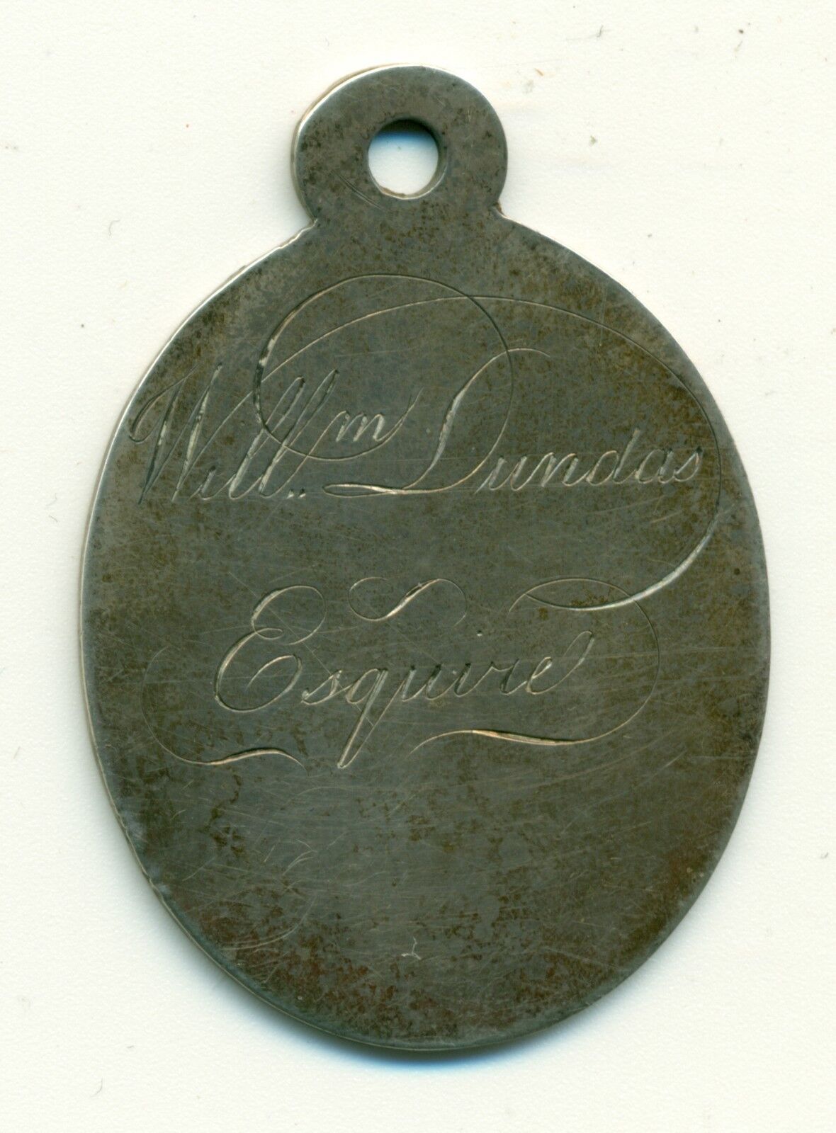 Street Book Seller\'s Badge Edinburgh Scotland C. 1800 Sterling Silver