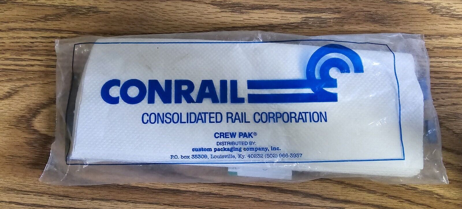 CONRAIL Consolidated Rail Corporation Crew Pak unopened  1970s