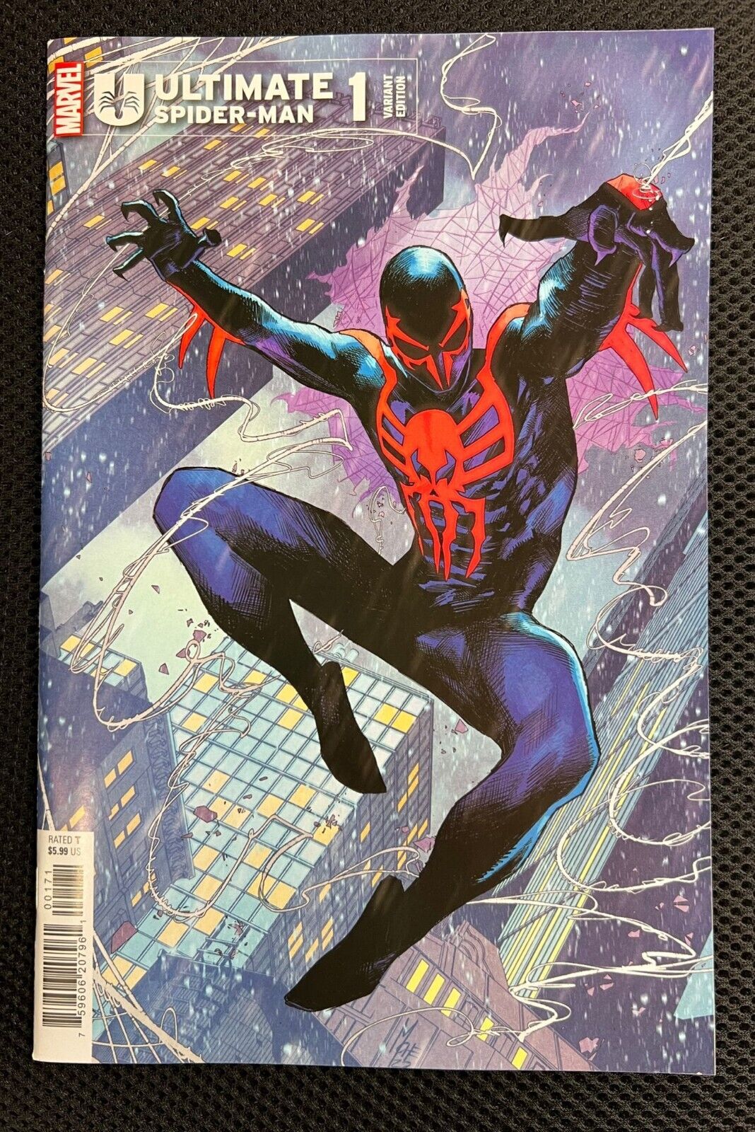 ULTIMATE SPIDER-MAN #1 Checchetto Costume Tease Variant Cover C  Spidey 2099 NM+