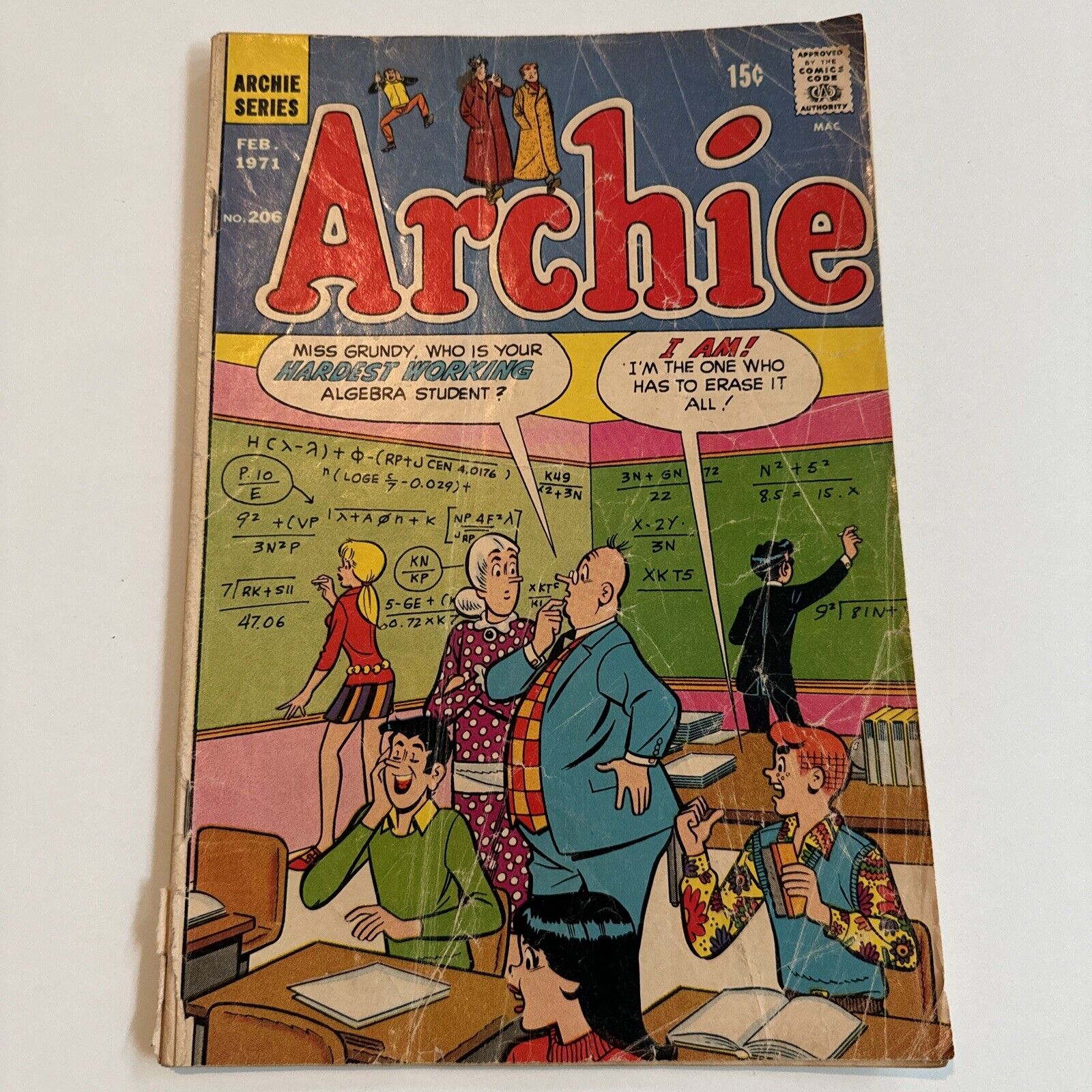 ARCHIE # 206 | Bronze Age 1971 | Betty & Veronica | GD/VG | COMBINE SHIPPING 