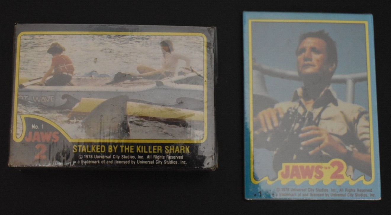 1978 Topps Jaws II Movie Complete Card Set with Stickers 59+11