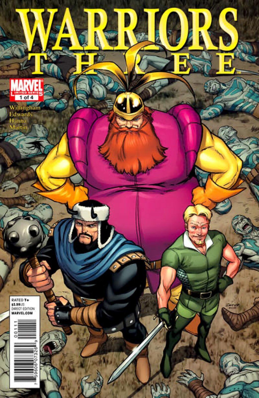 Warriors Three #1 (2011) Marvel Comics