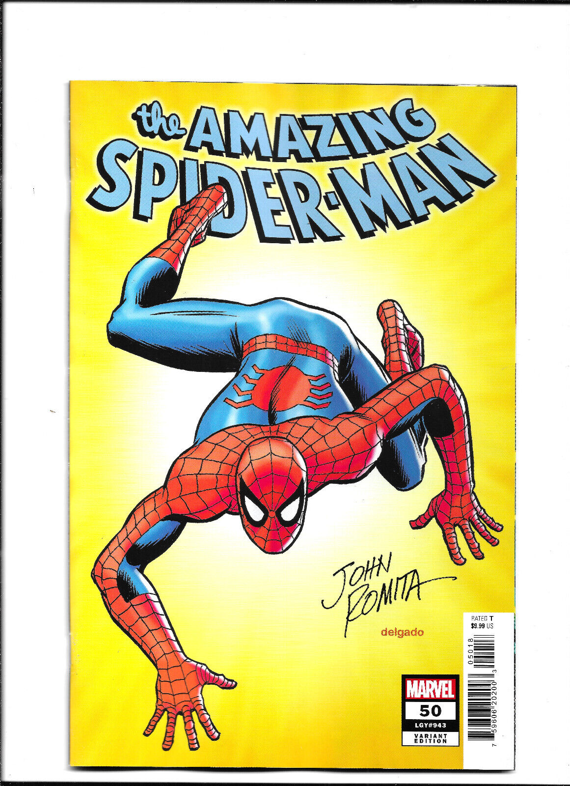 Amazing Spider-Man #50 1:50 Romita Sr. 2024 Marvel Comic 1st Print