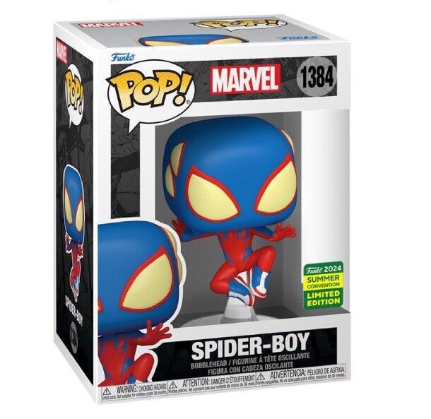 Spider-Boy Funko Pop #1384 SDCC 2024 Shared Sticker Preorder SHIPS TODAY