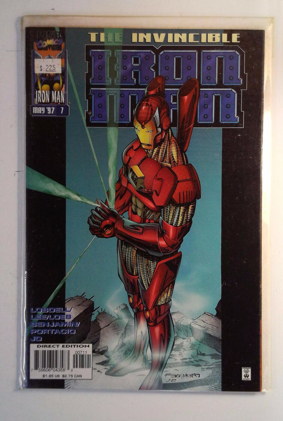 1997 Iron Man #7 Marvel 9.2 NM- Comic Book