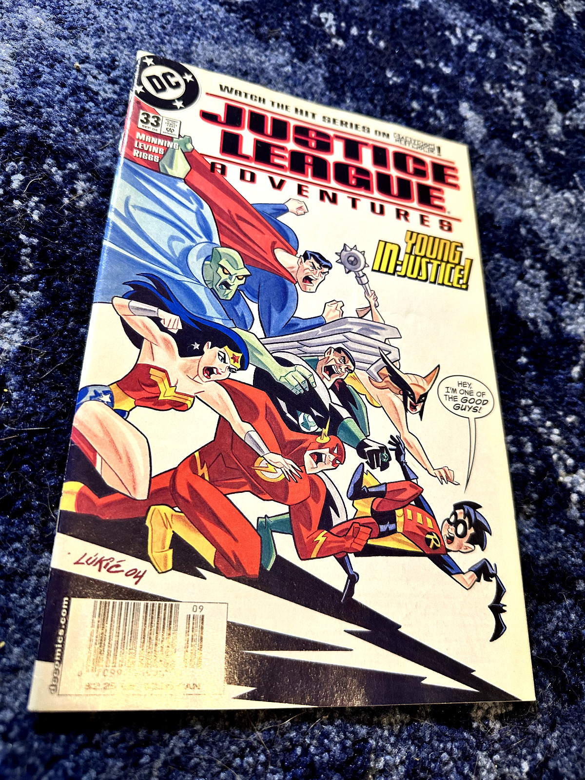In-Sleeve Justice League Adventures #33 DC Comic