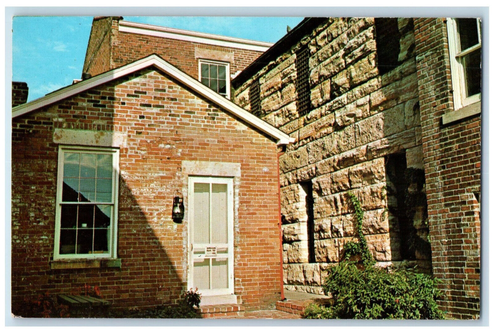 c1950\'s Historic Jail and Museum, North Main St. Independence MO Postcard