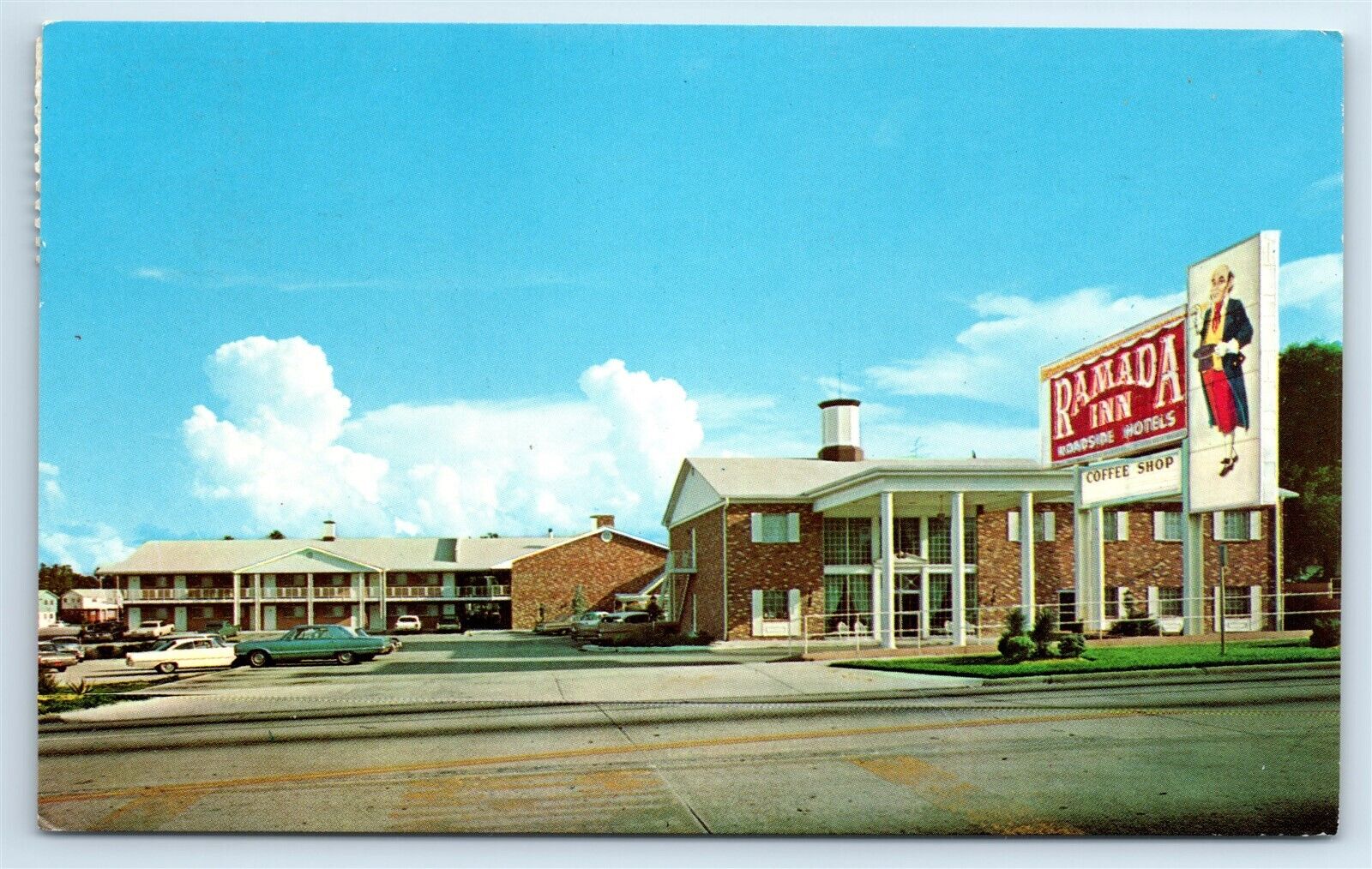 Postcard Ramada Inn Motel, Lakeland, Florida 1967 J197