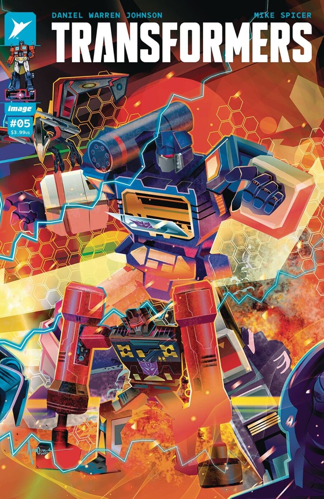 Transformers #5 1:10 Orlando Arocena Connecting Variant Image Comics 2024 EB112