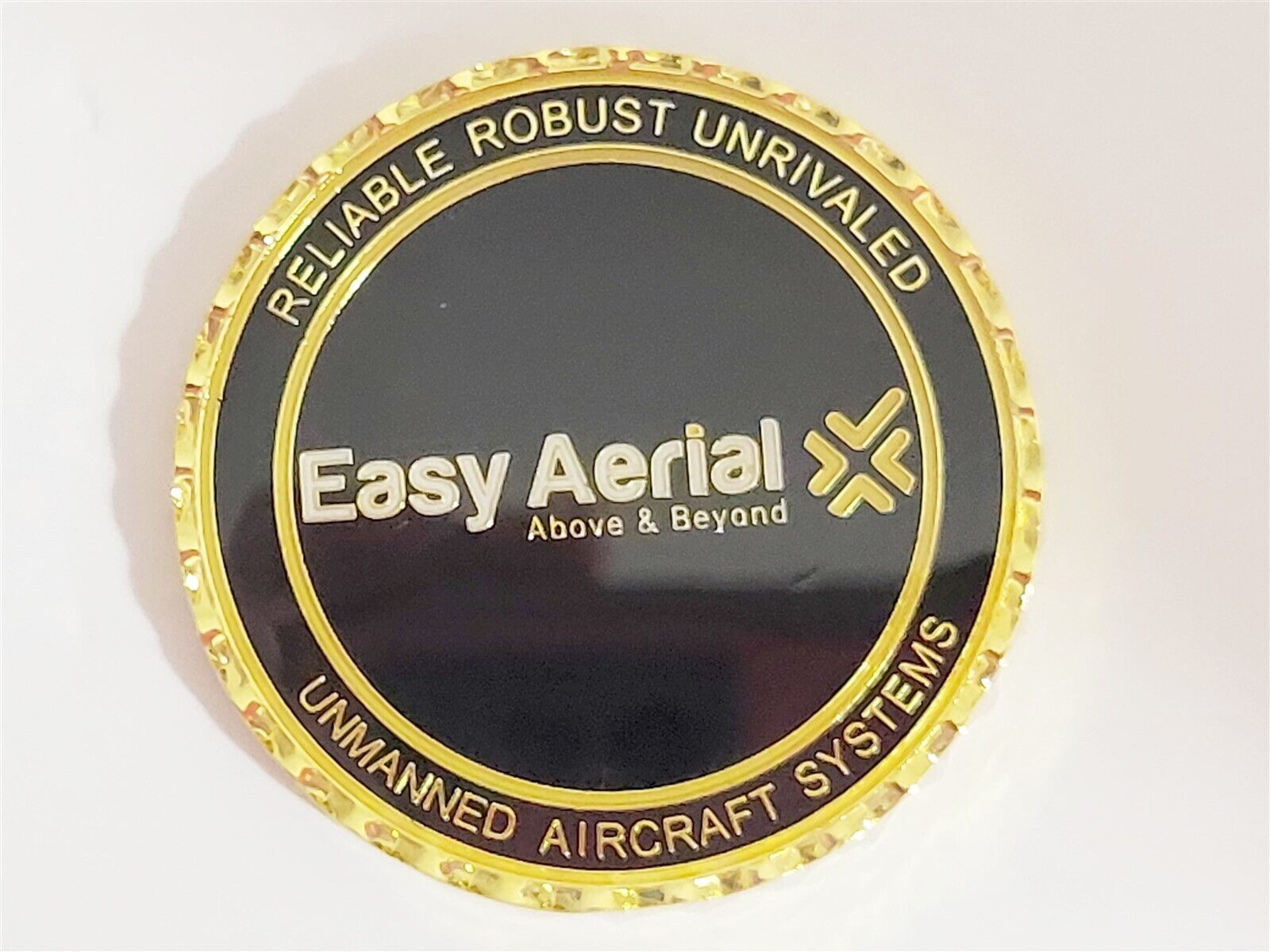 Easy Aerial Above and Beyond / Unmanned Aircraft Systems Challenge Coin