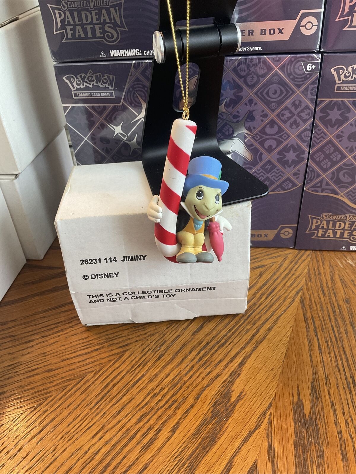 Grolier Disney\'s Jiminy Cricket Christmas Magic Ornament # 26231-114 New In Box