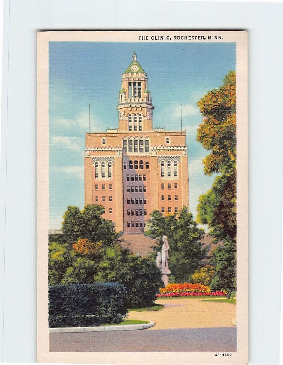 Postcard The Clinic Rochester Minnesota USA