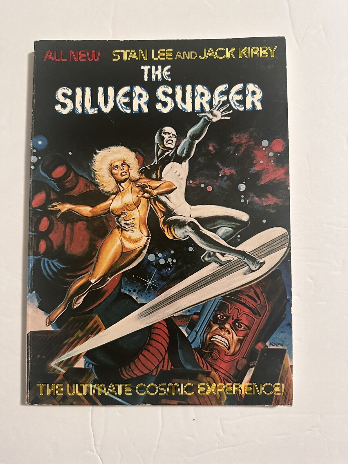 Vintage  Stan Lee The SILVER SURFER Book Ultimate Cosmic Experience