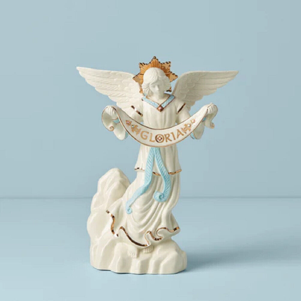 Lenox China First Blessing Nativity Gloria Angel Christmas Figurine - N/O