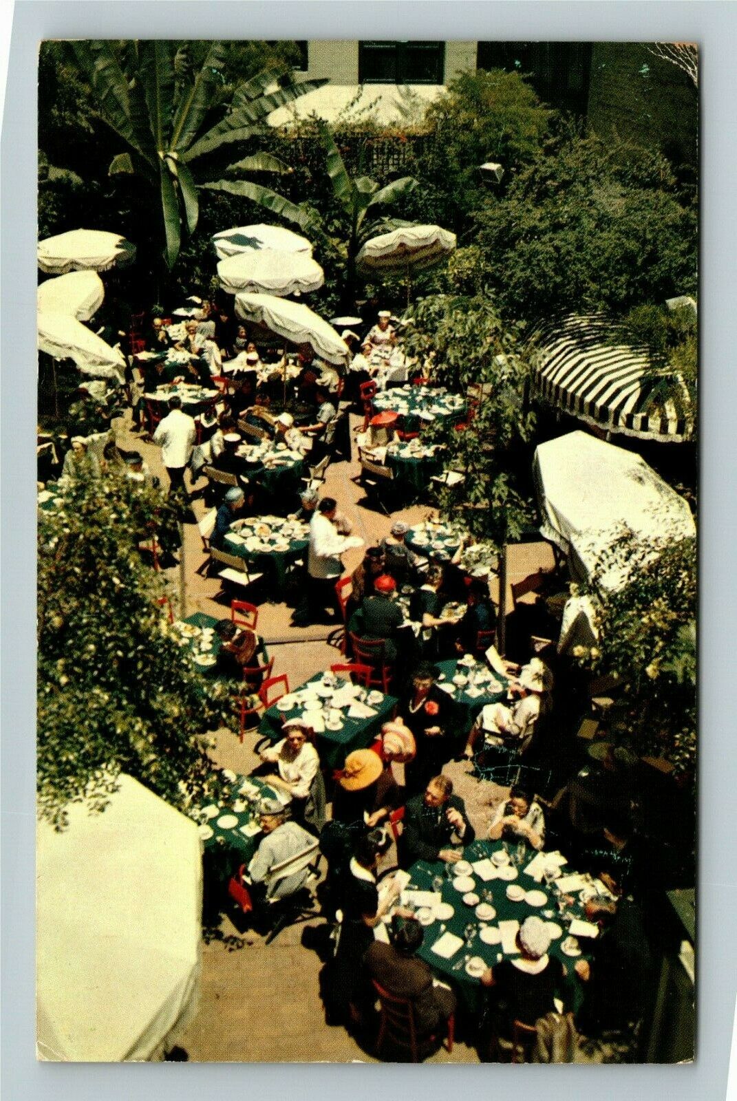 San Francisco CA-California Hotel Canterbury Outdoor Dining c1962Postcard