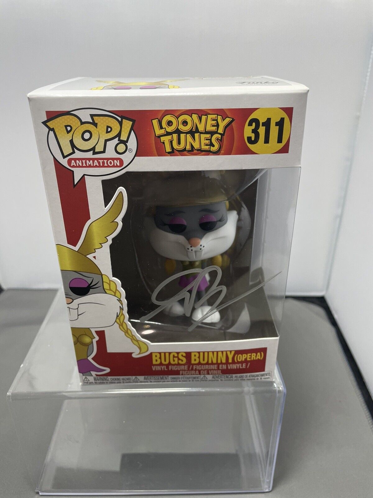Funko Pop Animation Looney Tunes Bugs Bunny Opera Signed AUTOGRAPHED Eric Bauza