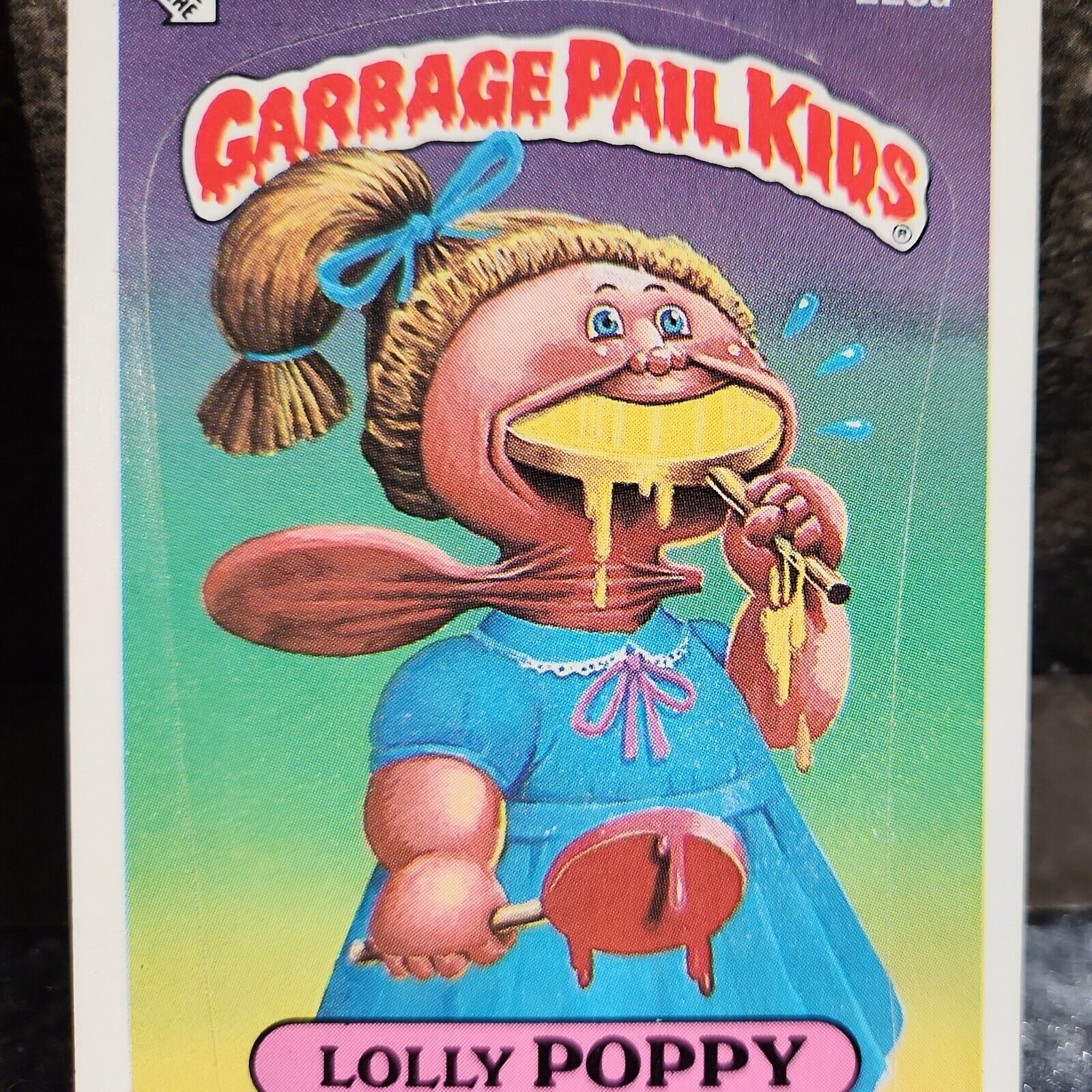 2x Lolly Poppy VTG 1986 Topps Garbage Pail Kids #223a Trading Cards
