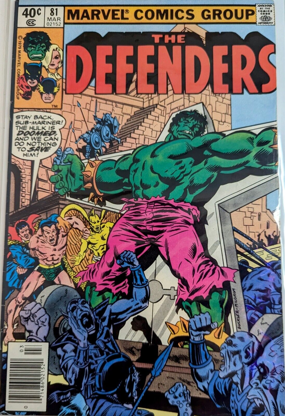 The Defenders #81  (Marvel 1980) Newsstand                   CLICK PLS