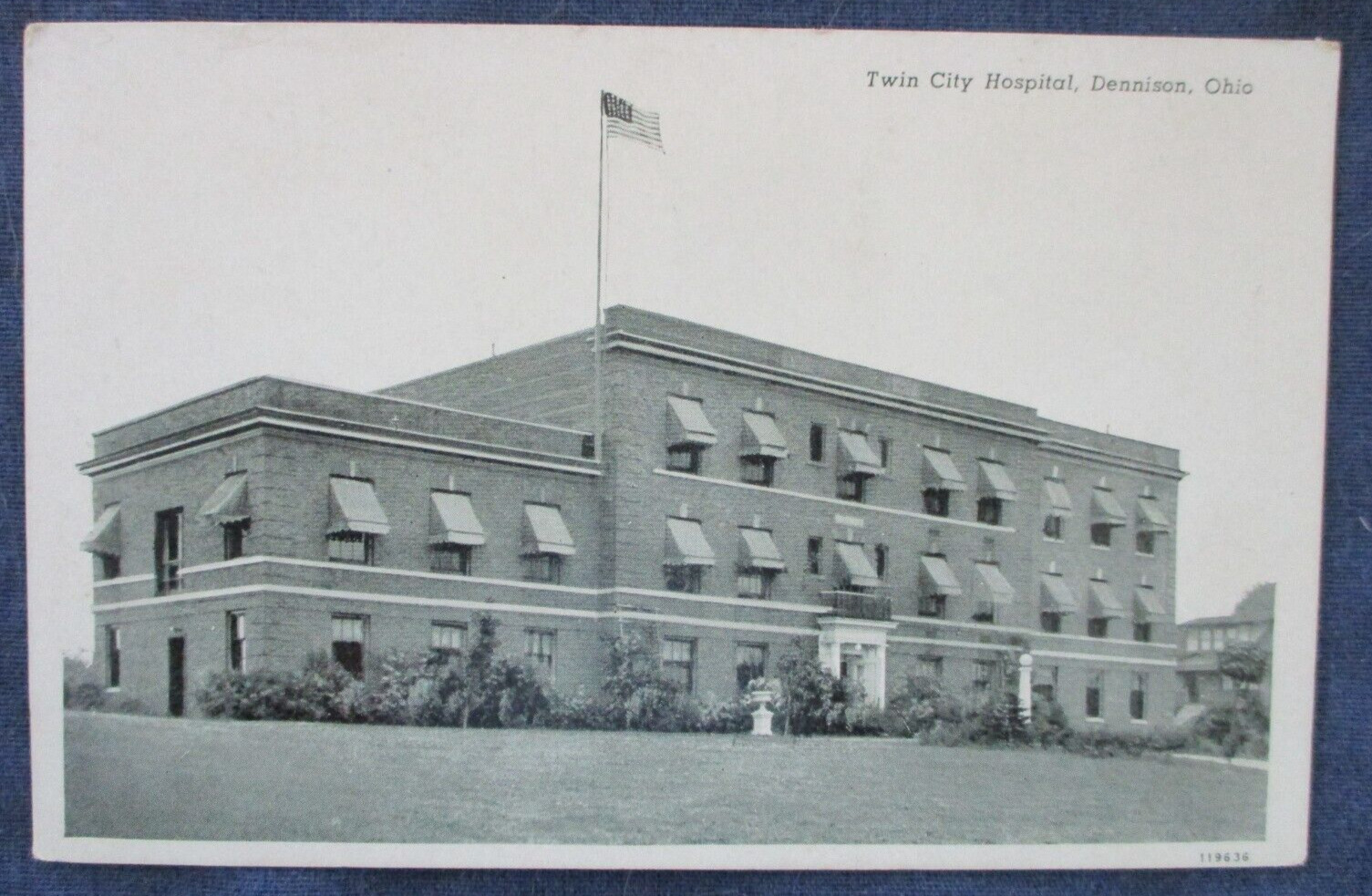 ca1940 Dennison Ohio Twin City Hospital Postcard
