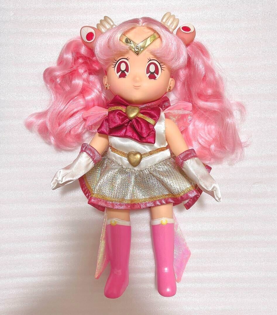 Sailor Moon Nakayoshi Super Chibi Moon Big Doll Figure w/ Pegasus Medal Bandai
