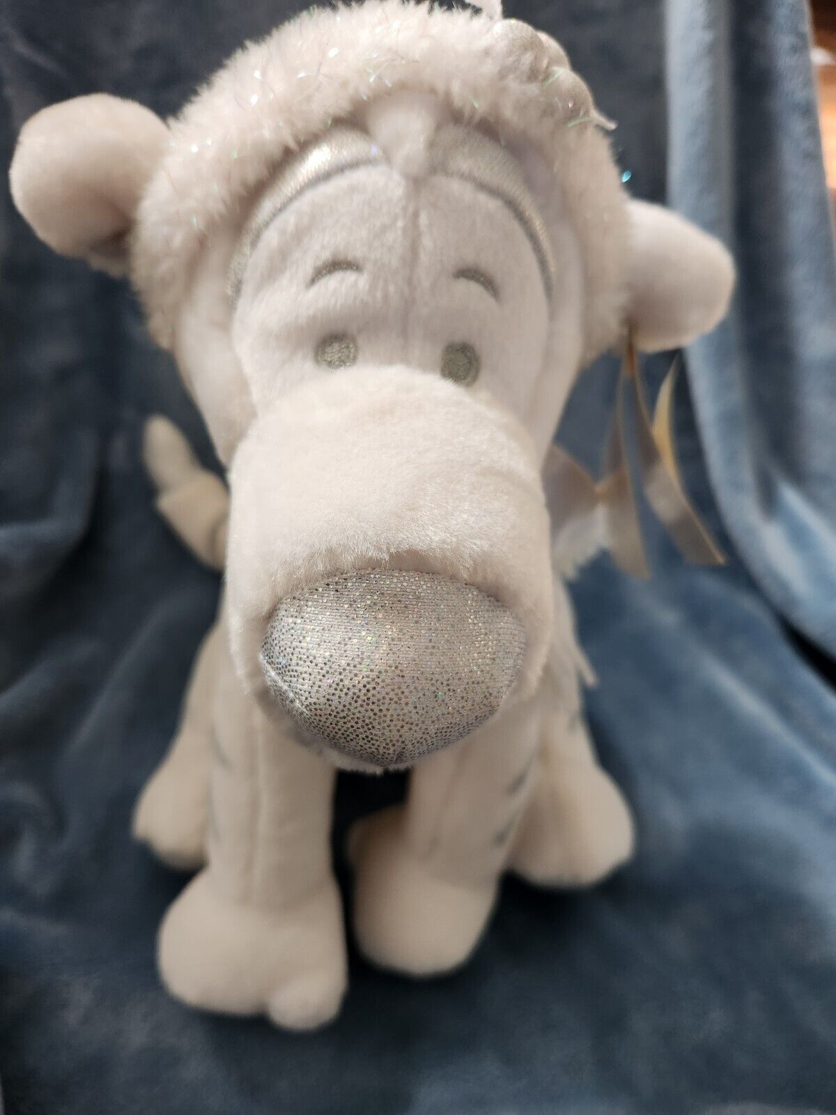 Disney Store Tigger Snowflake Pals Exclusive Winnie Pooh Plush Stuffed White 12