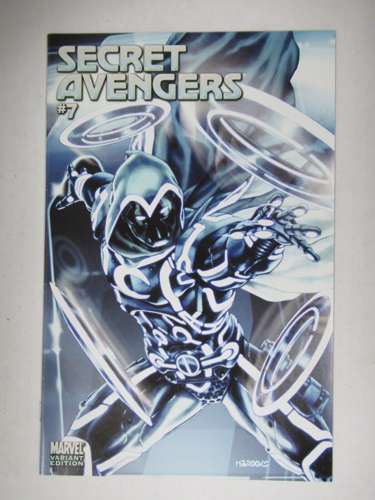 2011 Marvel Comics Secret Avengers #7 Mark Brooks 1:10 Moon Knight Tron Variant