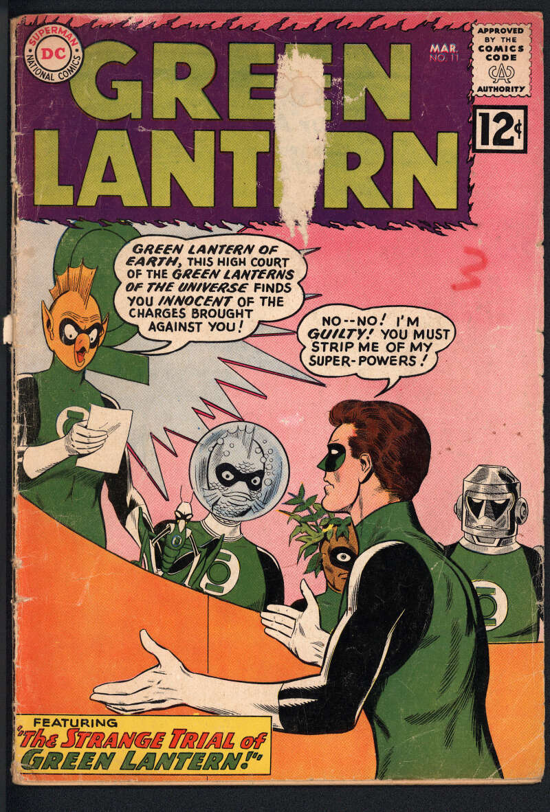 GREEN LANTERN #11 1.8 // DC COMICS 1962