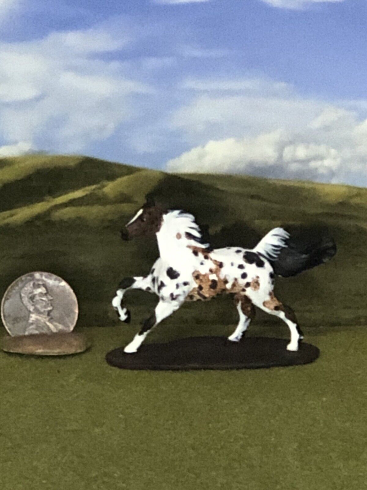 OOAK Breyer cm Custom Horse  Mini Whinnie  x D. Williams *Pintaloosa*