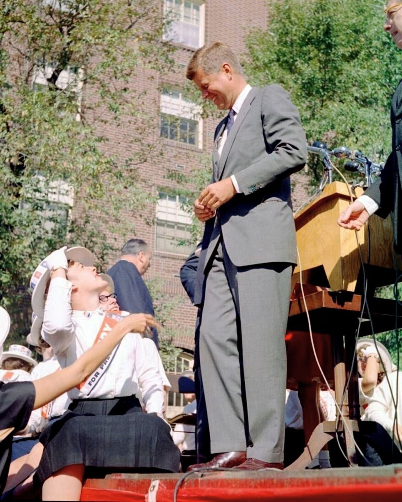 1960s Senator JOHN F KENNEDY Campaign Historic Picture Photo 5x7