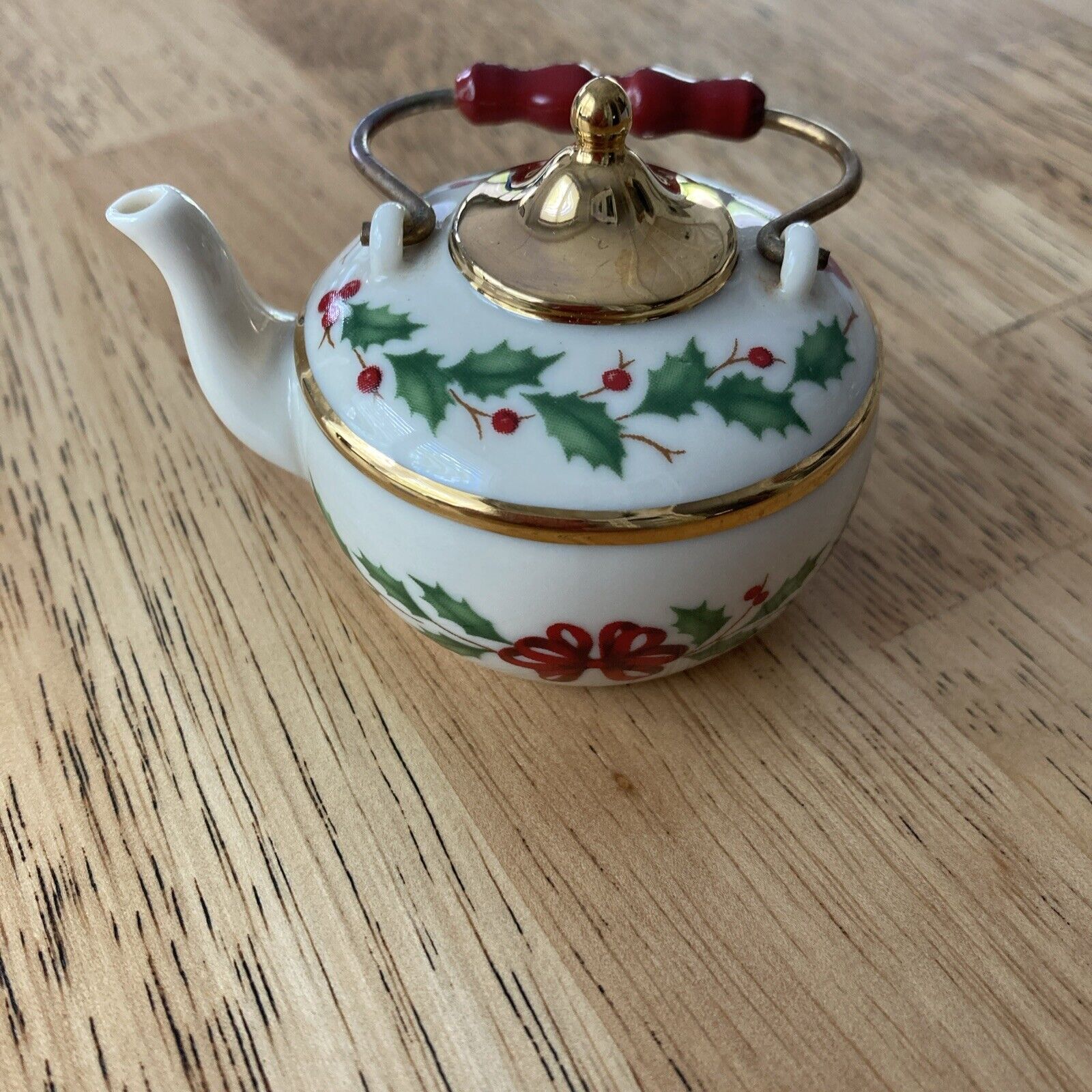 Vintage Lennox Teapot Ornament