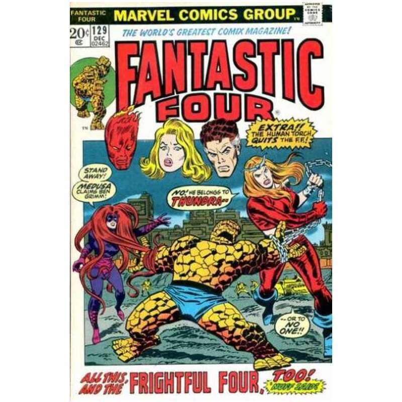 Fantastic Four (1961 series) #129 in Fine condition. Marvel comics [s